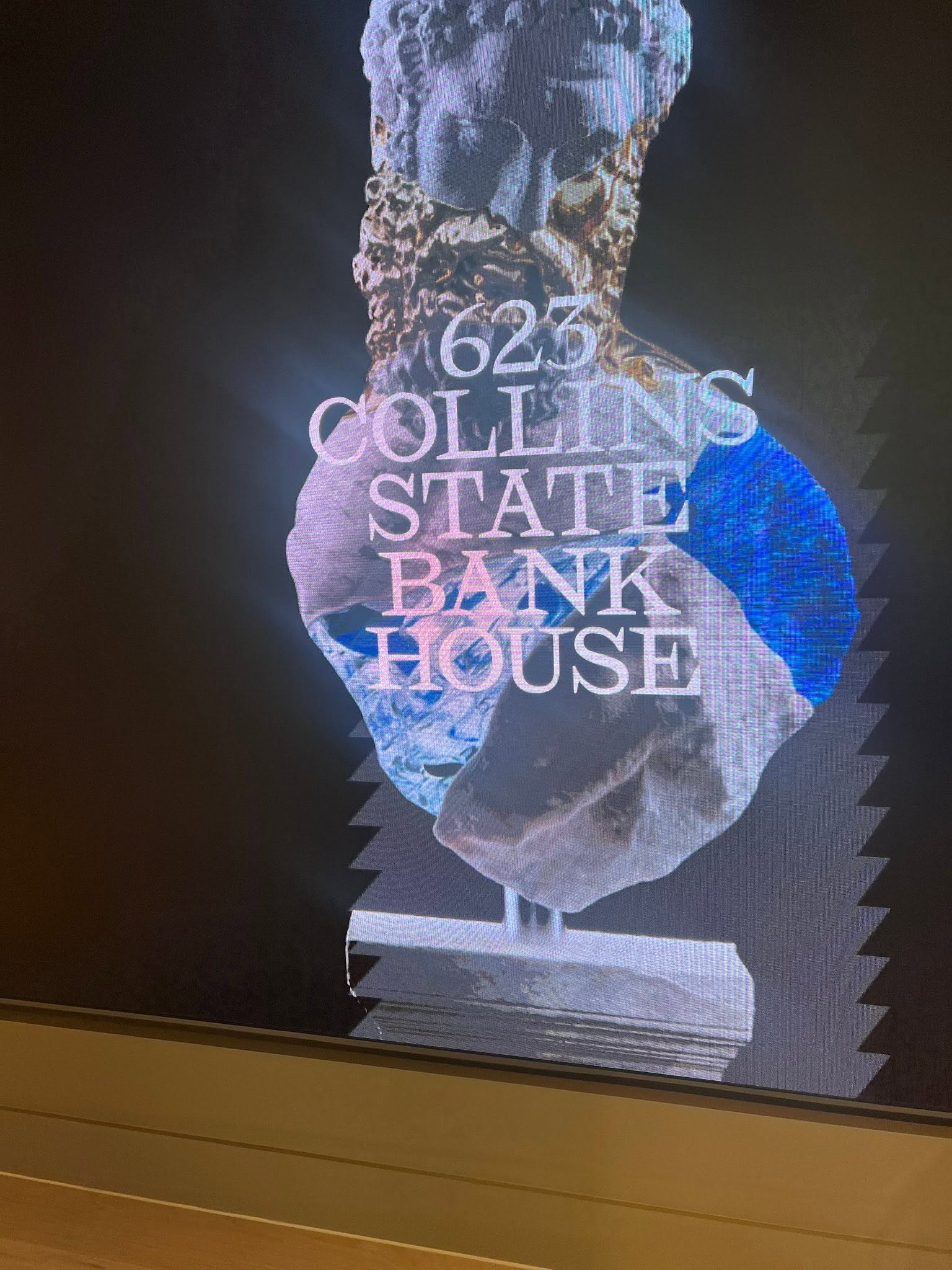 623 Collins State Bank House project installation